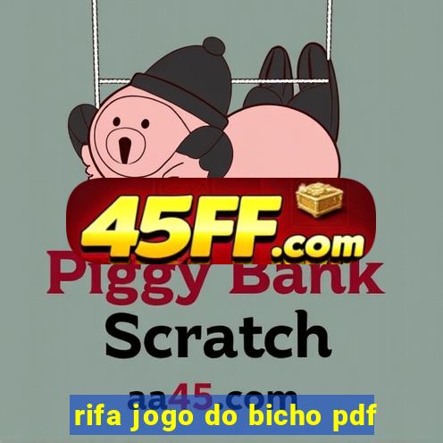 rifa jogo do bicho pdf